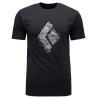 Tee-Shirt coton biologique ENGINEERED DIAMOND TEE noir Black Diamond