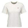 Tee-Shirt coton biologique femme WOMEN'S HERITAGE BADGE off-white Black Diamond