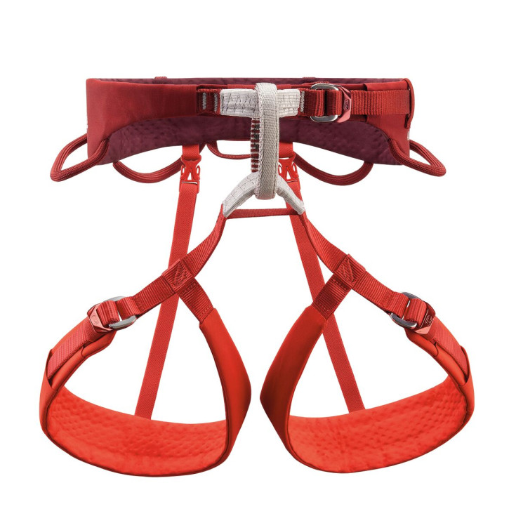Baudrier escalade et alpinisme ADJAMA rouge Petzl 2025