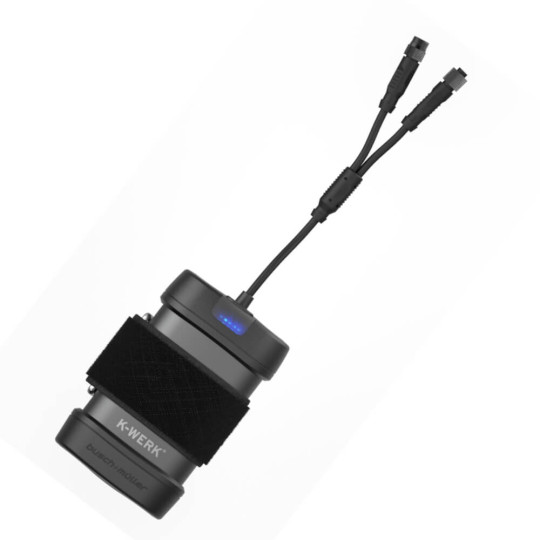 Chargeur et Batterie rechargeable via dynamo vélo 7,2V K-WERK 4900mAh avec port USB de BUSCH&MULLER