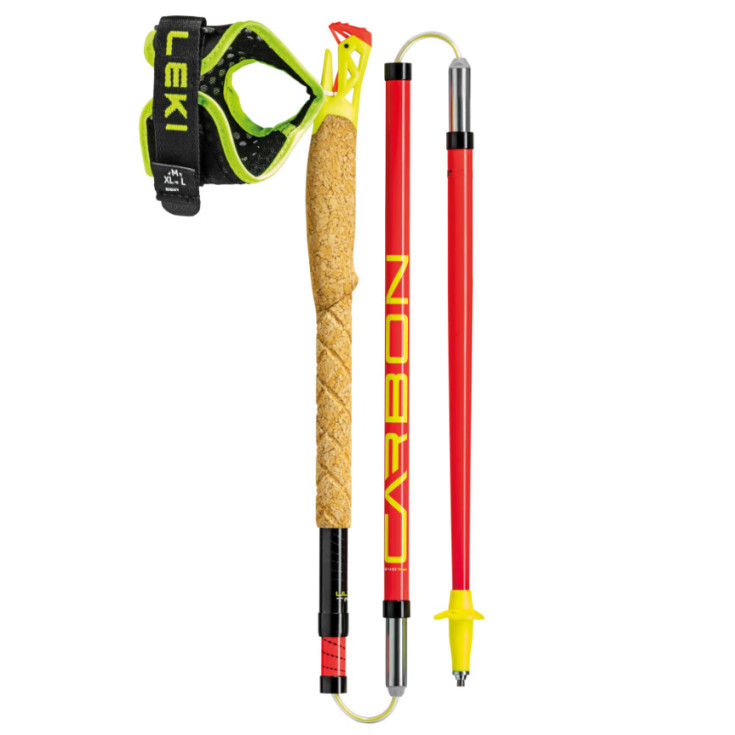 Bâtons Trail Running 4 brins ULTRATRAIL FX ONE rouge LEKI (la paire)