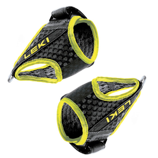 Gantelet Trail Running SHARK FRAME STRAP MESH jaune LEKI (la paire)