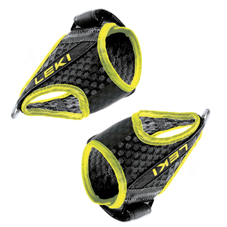 Gantelet Trail Running SHARK FRAME STRAP MESH jaune LEKI (la paire)