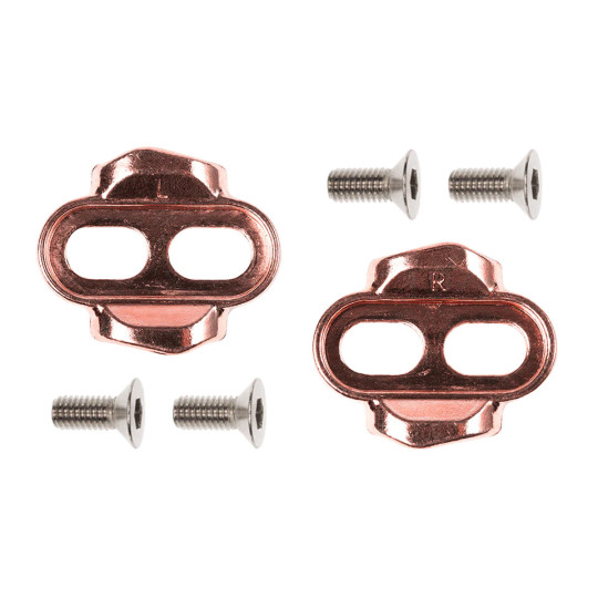 Cales EASY RELEASE rose 6-10 pour pédales EGGBEATER de Crankbrothers (la paire)