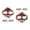 Cales EASY RELEASE rose 6-10 pour pédales EGGBEATER de Crankbrothers (la paire)