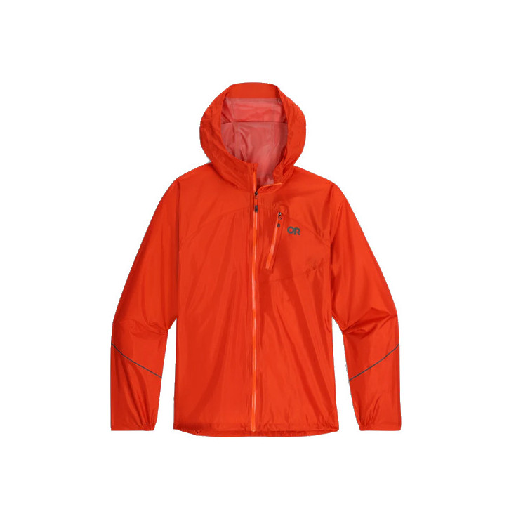 Veste imperméable légère HELIUM RAIN JACKET spice-orange Outdoor Research