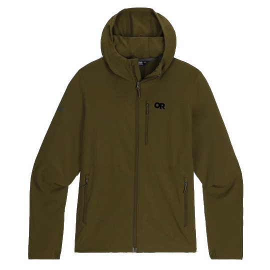 Veste softshell FERROSI HOODY dark-olive Outdoor Research