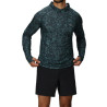 Tee-shirt manches longues à capuche été ECHO PRINTED HOODIE dark-navy atoms Outdoor Research