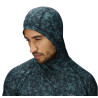 Tee-shirt manches longues à capuche été ECHO PRINTED HOODIE dark-navy atoms Outdoor Research