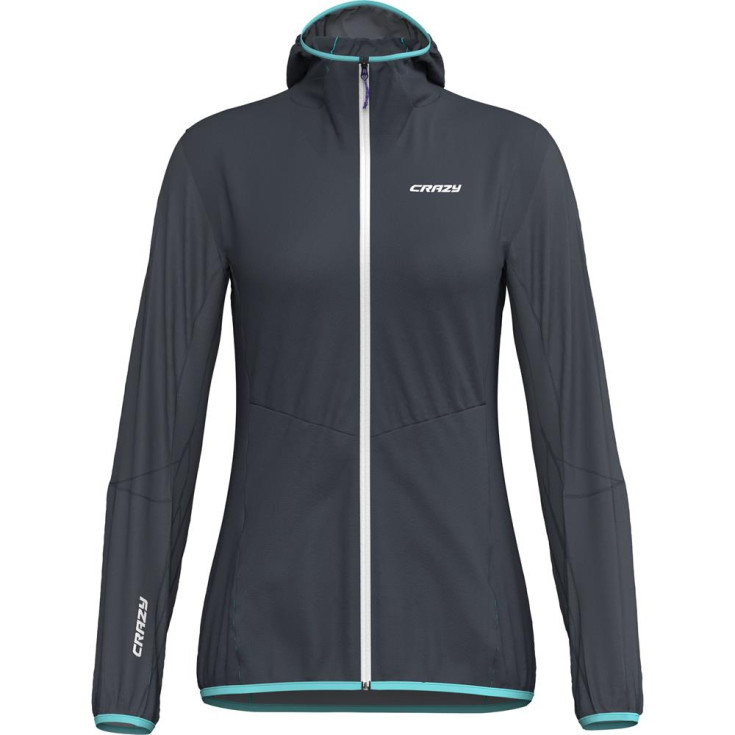 Veste coupe-vent femme 44g FLY JACKET WOMAN lake CRAZY IDEA 2025