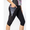 Corsaire trail Running femme MID SHORT PRESSURE zebra CRAZY IDEA 2025