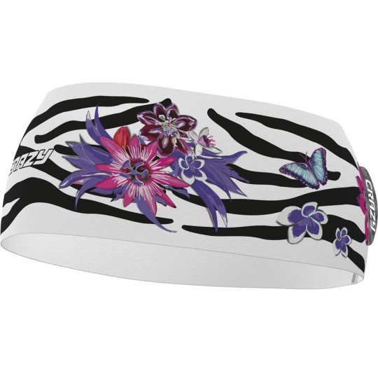 Bandeau Trail Running SHARP CUT zebra CRAZY IDEA 2025