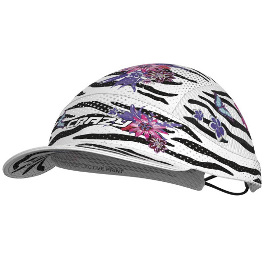 Casquette Trail Running PACMAN CAP RUN zebra CRAZY IDEA 2025