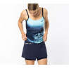 Débardeur femme avec brassière intégrée TOP SHINY lake CRAZY IDEA 2025