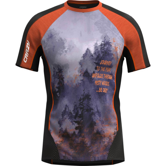 Tee-shirt Trail Running homme AIR T-SHIRT pine-tree CRAZY IDEA 2025