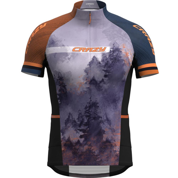 Tee-shirt 1/2 zip Trail Running homme FLASH T-SHIRT pine-tree CRAZY IDEA 2025