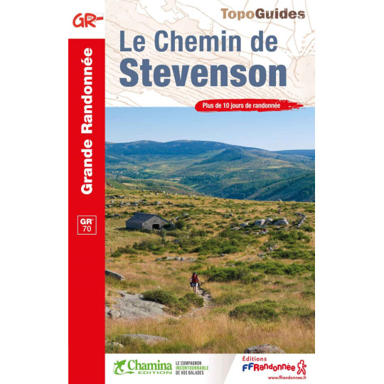 Livre TopoGuides Le Chemin de STEVENSON - GR70 - 10 jours de randonnée - FFRandonnée 2025