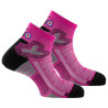 Lot de 3 paires de chaussettes running RUN ADVANCE rose Thyo
