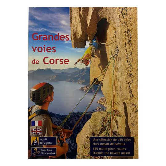 Livre Topo Escalade Grandes Voies de Corse - 155 voies- Maurin-Souchard 2025