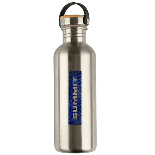 Gourde acier inoxydable 1L grise SUMMIT 