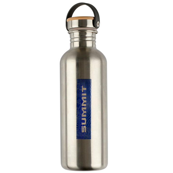 Gourde acier inoxydable 1L grise SUMMIT 
