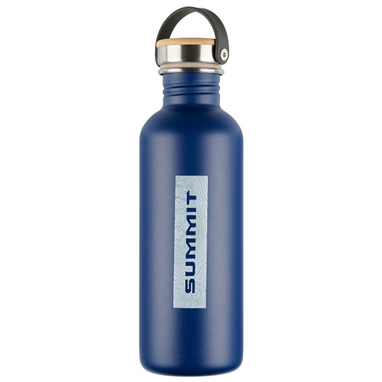 Bouteille / gourde en acier inoxydable 1L bleu-nuit SUMMIT 