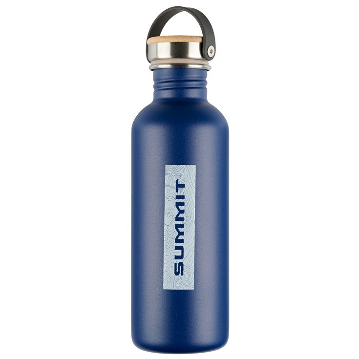 Bouteille / gourde en acier inoxydable 1L bleu-nuit SUMMIT 
