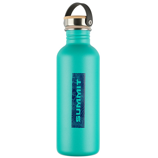 Bouteille / gourde en acier inoxydable 1L grise SUMMIT 