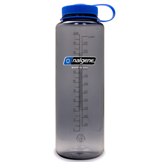 Gourde hydratation expédition WIDE MOUTH 1,5L grise Nalgene