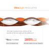 Matelas 168x55cm ULTRALIGHT INSULATED 5cm R-value 3.1 SMALL orange SeaToSummit 2025