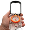 Boussole de randonnée MIRROR COMPASS cadran orange SOL