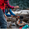 Réchaud à gaz régulé avec popote intégrée Jetboil MINIMO 0,8L carbone + support Jetboil 2025