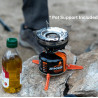 Réchaud à gaz régulé avec popote intégrée Jetboil MINIMO 0,8L carbone + support Jetboil 2025