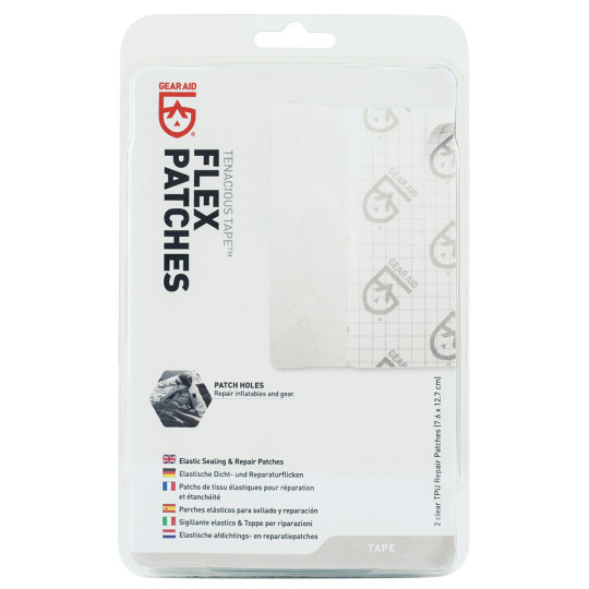 Patches de réparation TENACIOUS TAPE 2 tentes SIL-NYLON transparent de Mc Nett GEAR AID