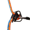 Corde à double 2x50m ALPINE SENDER DRY ROPE 7,5mm bleu-orange Mammut