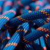 Corde à double 2x50m ALPINE SENDER DRY ROPE 7,5mm bleu-orange Mammut