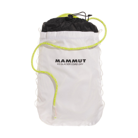 Corde hyperstatique 30m GLACIER CORD DRY 6,0mm jaune Mammut