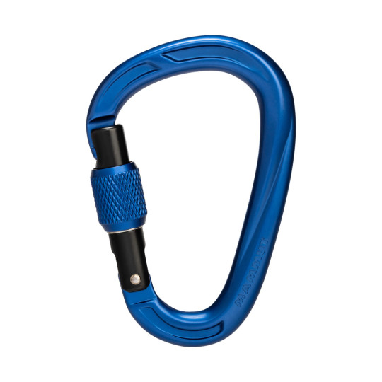 Mousqueton à vis HMS CRAG Screwgate bleu Mammut