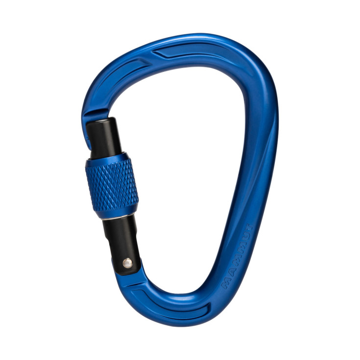 Mousqueton à vis HMS CRAG Screwgate bleu Mammut