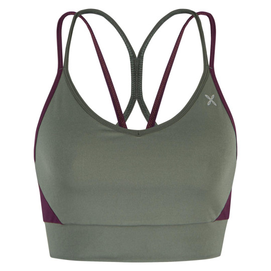 Brassière outdoor CRIMP CROSS BRA WOMAN sage-green Montura