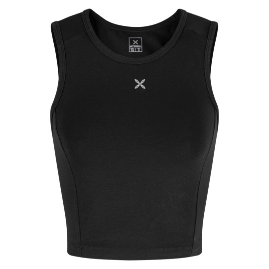 Crop-Top femme SHIVA TANK TOP WOMAN noir Montura