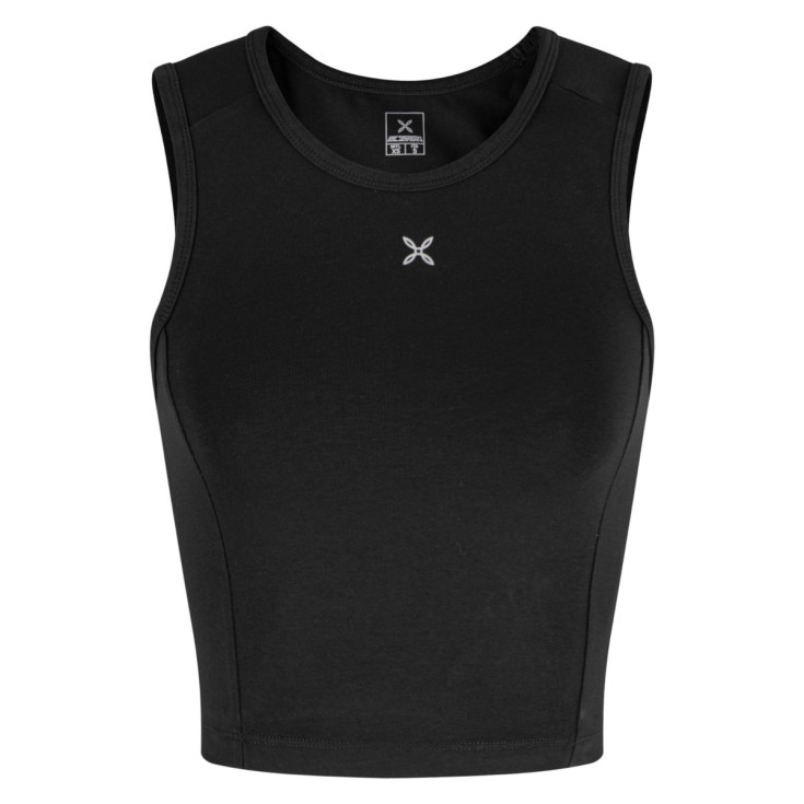 Crop-Top femme SHIVA TANK TOP WOMAN noir Montura