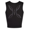 Crop-Top femme SHIVA TANK TOP WOMAN noir Montura
