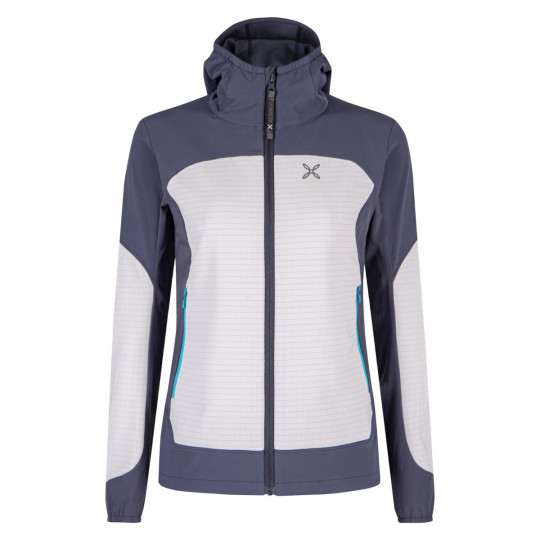 Veste Softshell femme SEED HOODED JACKET WOMAN quiet-grey Montura