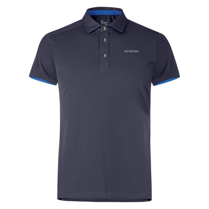 Polo homme OUTDOOR PERFORM POLO graphite-blue Montura