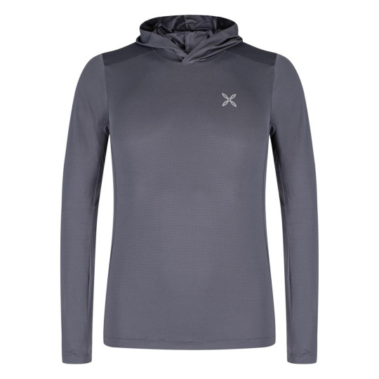 Tee-shirt ML été homme FRESH LIGHT HOODED grey Montura
