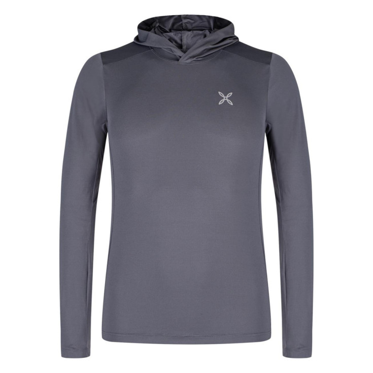 Tee-shirt ML été homme FRESH LIGHT HOODED grey Montura