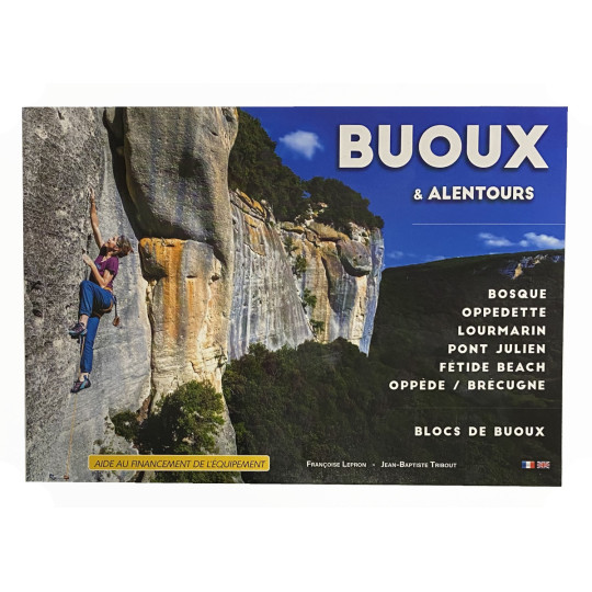 Livre Topo Escalade BUOUX & ALENTOURS - Lepron et Tribout - CQFD 2025