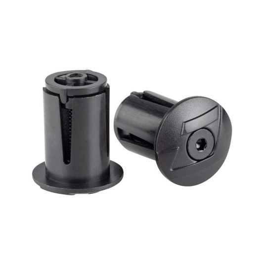 Jeu de bouchons de cintre à expansion LOCKING BAR END PLUG noir JAGWIRE