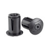 Jeu de bouchons de cintre à expansion LOCKING BAR END PLUG noir JAGWIRE